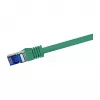 LogiLink Cat.6A S/FTP Ultraflex kabel krosowy, 0,25 m, zielony, certyfikat GHMT
