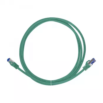 LogiLink Cat.6A S/FTP Ultraflex Kabel krosowy, certyfikat GHMT, zielony, 1,0 m