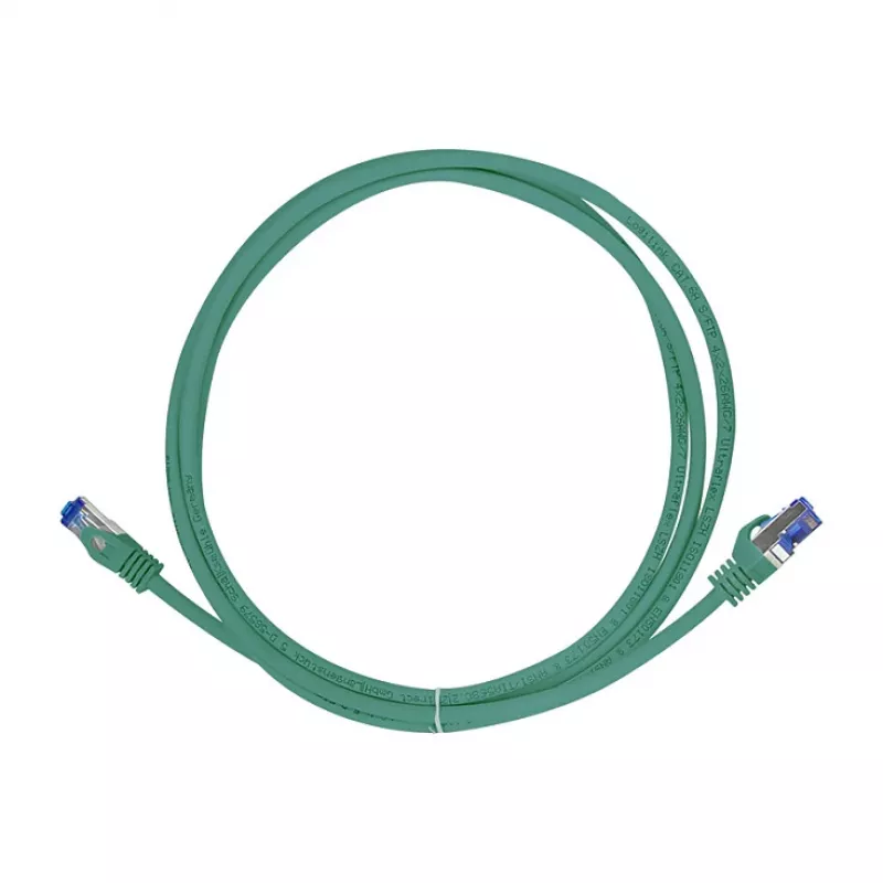 LogiLink Cat.6A S/FTP Ultraflex Kabel krosowy, certyfikat GHMT, zielony, 1,0 m