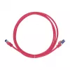 LogiLink Cat.6A S/FTP Ultraflex kabel krosowy, certyfikat GHMT, czerwony, 1,0m