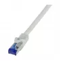 LogiLink Cat.6A S/FTP Ultraflex Kabel krosowy, szary, 1,0 m, certyfikat GHMT