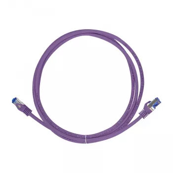 LogiLink Kabel krosowy kat.6A S/FTP Ultraflex, fioletowy, 0,25 m, certyfikat GHMT
