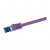 LogiLink Kabel krosowy kat.6A S/FTP Ultraflex, fioletowy, 0,25 m, certyfikat GHMT