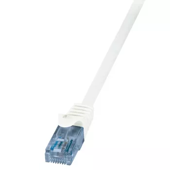 LogiLink Kabel krosowy Ethernet kat.6A U/UTP, RJ45, 0,25 m, biały