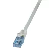 LogiLink Cat.6A U/UTP Kabel krosowy RJ45, 0,25 m, szary, EconLine