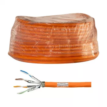 LogiLink Cat.7 1000 MHz Kabel instalacyjny 23 AWG S/FTP 50m, pomarańczowy