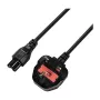 Logilink CP120 Power Cable, BS 1363 (UK) do IEC C5, czarny, 1,8 m