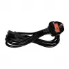 Logilink CP121 Power Cable - BS 1363 (UK) do IEC C13, 1.8 m, czarny
