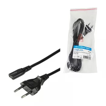 LogiLink CP145 kabel zasilający Europlug do IEC C7 1,8 m czarny