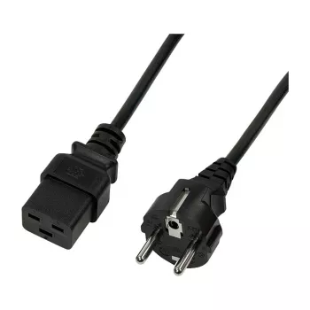 Logilink CP151 Kabel zasilający, CEE 7/7 do IEC C19, Czarny, 1 m