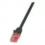 LogiLink CQ2013U Kabel krosowy kat. 6 U/UTP, 0,25 m, czarny, LSZH, bez zaczepów