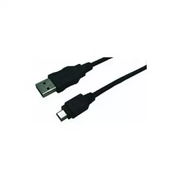 Przedłużacz USB 2.0 LogiLink CU0014, USB-A męski do Mini-USB-B męski, 1,8 m, czarny