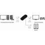 Konwerter LogiLink CV0108 HDMI na VGA z dźwiękiem, Full HD 1080p, zasilany przez USB, czarny