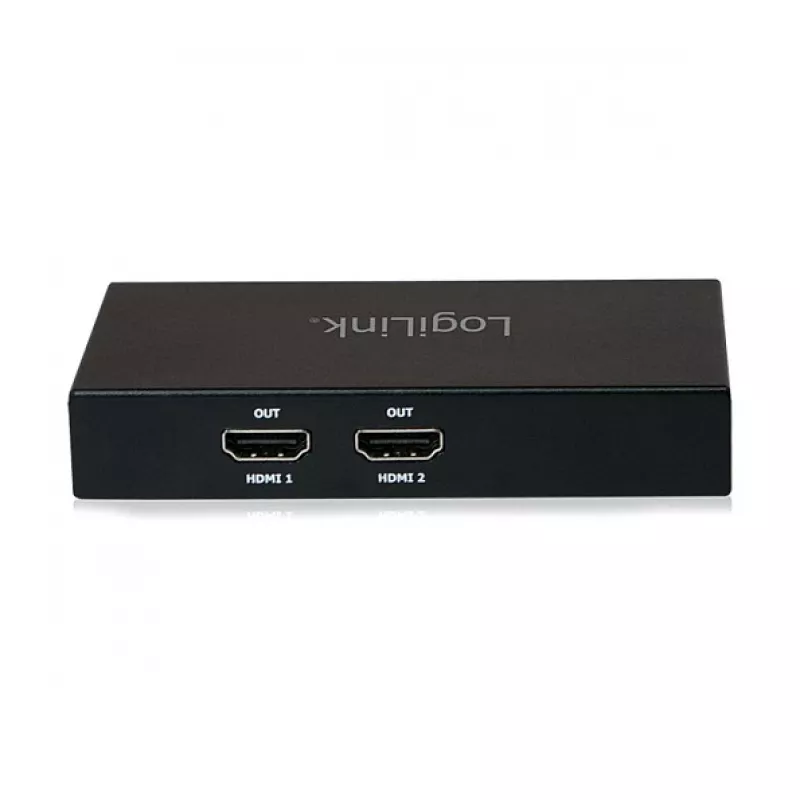 LogiLink DisplayPort Splitter 1x2 Mini DP do 2x HDMI 4K 30Hz HDCP