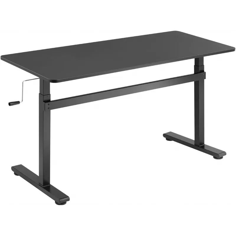 LogiLink EO0027 biurko z regulacją wysokości i blatem, 140 × 60 cm, czarne