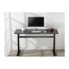 LogiLink EO0027 biurko z regulacją wysokości i blatem, 140 × 60 cm, czarne