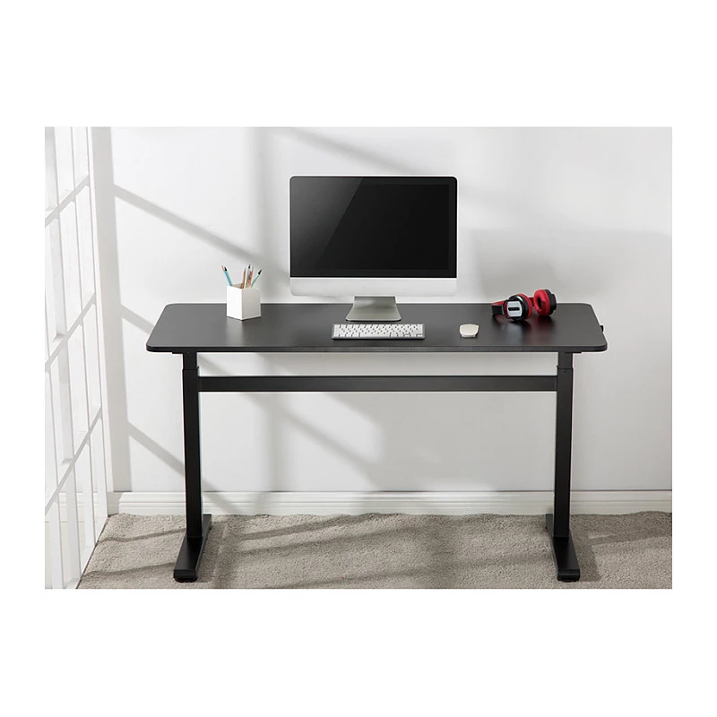 LogiLink EO0027 biurko z regulacją wysokości i blatem, 140 × 60 cm, czarne