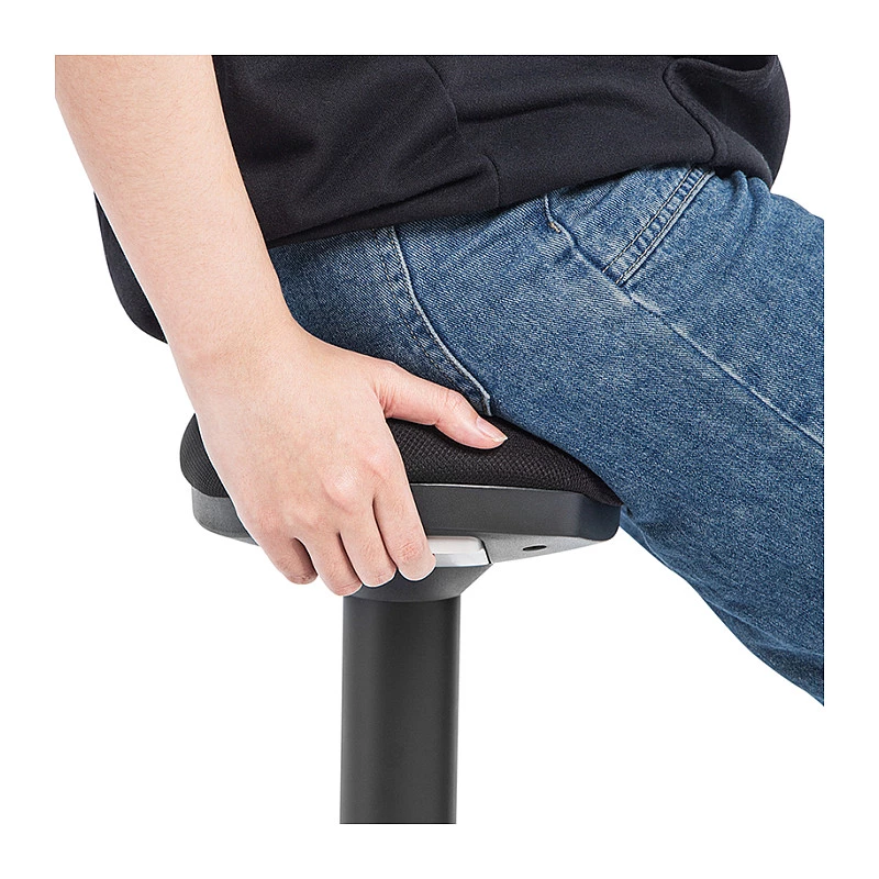 LOGILINK EO0071 Ergonomiczny stołek balansowy z regulacją wysokości, pomarańczowy – nośność 120 kg, sprężyna gazowa