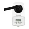 LOGILINK ET0008 Cyfrowy zegar sterujący do użytku zewnętrznego - IP44, 10 programów ON/OFF, 16A/3680W, Schuko (typ F), czarno-szary