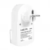 LOGILINK ET0008 Cyfrowy zegar sterujący do użytku zewnętrznego - IP44, 10 programów ON/OFF, 16A/3680W, Schuko (typ F), czarno-szary