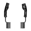 LogiLink EVC0128 Przewód ładujący Type 2 spiralny, 11kW, 3-fazowy, 20A, 5m, czarny z torbą do przechowywania