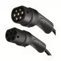 LogiLink EVC0128 Przewód ładujący Type 2 spiralny, 11kW, 3-fazowy, 20A, 5m, czarny z torbą do przechowywania