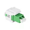 LogiLink FA03LC5 Adapter światłowodowy LC Duplex, bezkołnierzowy, zielony – 12 sztuk