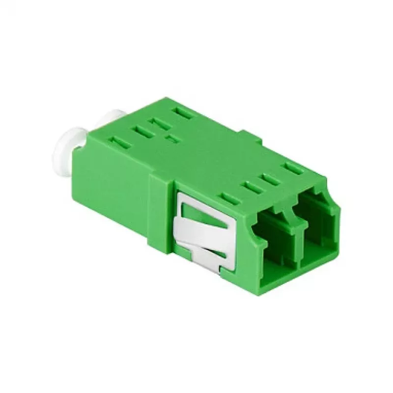 LogiLink FA03LC5 Adapter światłowodowy LC Duplex, bezkołnierzowy, zielony – 12 sztuk