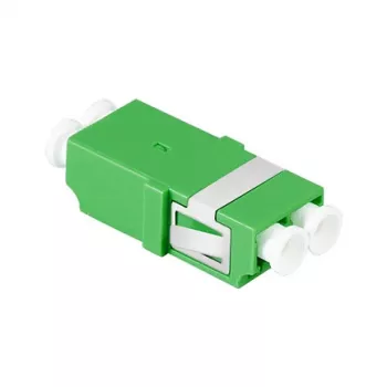LogiLink FA03LC5 Adapter światłowodowy LC Duplex, bezkołnierzowy, zielony – 12 sztuk