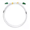 LogiLink FC0LC10 Stalowy pancerz OS2 Duplex LC/APC do LC/APC kabel światłowodowy, 10 m, biały