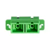 LogiLink adapter światłowodowy SC Duplex, 12 sztuk, z kołnierzem, zielony