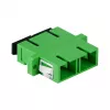LogiLink adapter światłowodowy SC Duplex, 12 sztuk, z kołnierzem, zielony