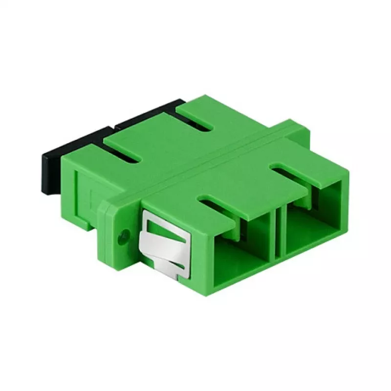 LogiLink adapter światłowodowy SC Duplex, 12 sztuk, z kołnierzem, zielony