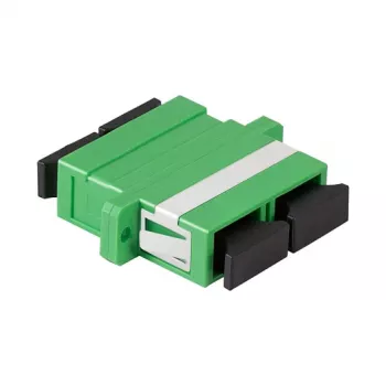 LogiLink adapter światłowodowy SC Duplex, 12 sztuk, z kołnierzem, zielony