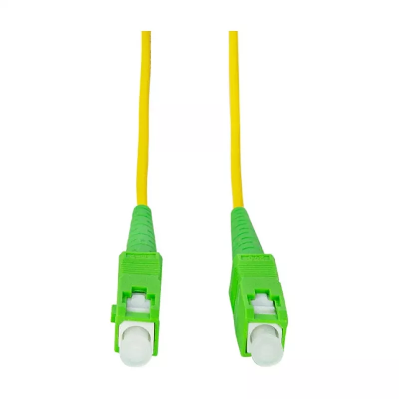 LogiLink Fiber Optic Patch Cable – Simplex, OS2 SM G.657.A2, SC/APC do SC/APC, 1 m, Żółty