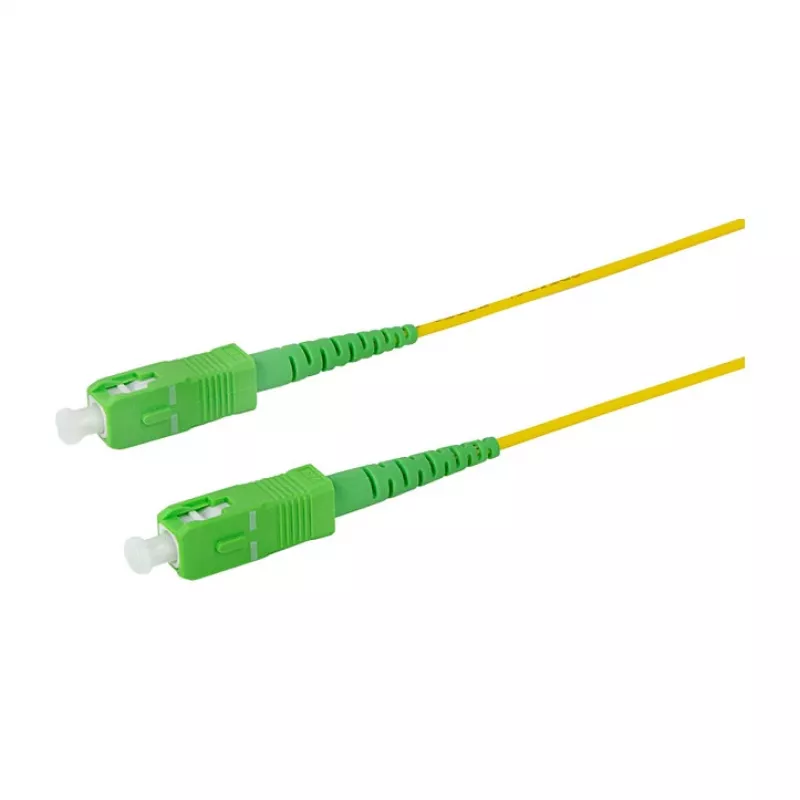 LogiLink Fiber Optic Patch Cable – Simplex, OS2 SM G.657.A2, SC/APC do SC/APC, 1 m, Żółty