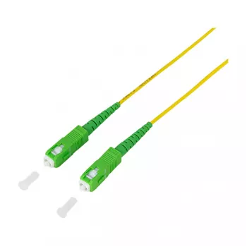 LogiLink Fiber Optic Patch Cable – Simplex, OS2 SM G.657.A2, SC/APC do SC/APC, 1 m, Żółty