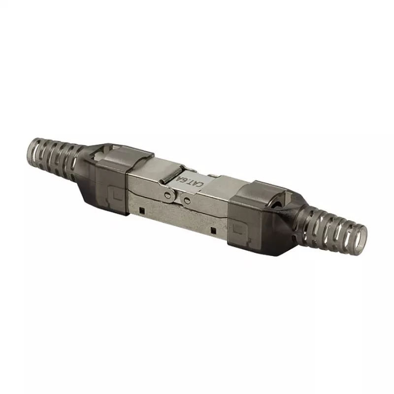 Wtyk RJ45 LogiLink Field-Terminable Cat.6A STP 10G, bez narzędzi IDC, odlew cynkowy, AWG 22-26, srebrny