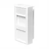 LOGILINK Wkładka modułowa do ramek francuskich 22,5x45 mm, biała