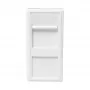 LOGILINK Wkładka modułowa do ramek francuskich 22,5x45 mm, biała