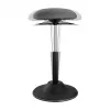 LOGILINK Regulowany stołek balansowy EO0022 - ergonomiczny stołek do aktywnego siedzenia z podnośnikiem gazowym, obrotem 360°, czarny