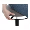 LOGILINK Regulowany stołek balansowy EO0022 - ergonomiczny stołek do aktywnego siedzenia z podnośnikiem gazowym, obrotem 360°, czarny