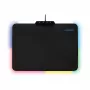 LogiLink ID0155 RGB Podkładka pod mysz gamingowa – powierzchnia silikonowa, antypoślizgowa podstawa gumowa, zasilanie USB-A, 36x26 cm, czarna