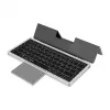 LOGILINK ID0214 Bezprzewodowa klawiatura z touchpadem, Bluetooth 5.1, 3-kanałowa, szara