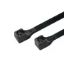 LogiLink KAB0001B Standardowe opaski kablowe, 10 cm, czarne, nylon, opakowanie 100 szt.