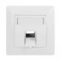 LogiLink płyta czołowa keystone 45° na 1 moduł, biała sygnałowa