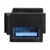 LogiLink Keystone złączka USB 3.0 Type-A żeńska na żeńską, czarna