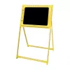 LogiLink LCD Writing Tablet 19 cm, Yellow – Reusable Multi-Colour Drawing Board with Erase & Lock