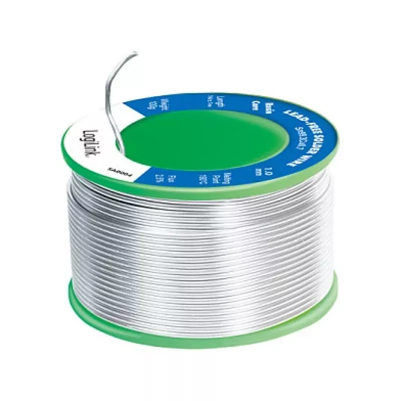 LOGILINK Drut lutowniczy bezołowiowy 1mm 100g Sn99.3Cu0.7 z topnikiem No-Clean