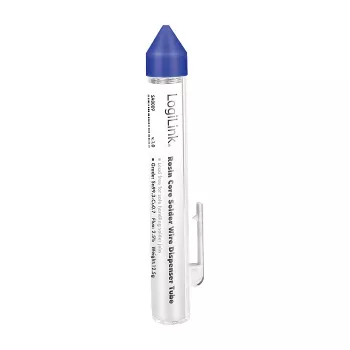 LogiLink Drut lutowniczy bezołowiowy Sn99.3Cu0.7, 0,56 mm, 12,5 g, pudełko z dozownikiem